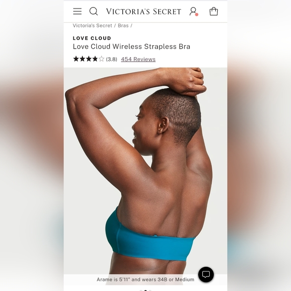 Victoria's Secret Wireless Strapless Bra - Picture 7 of 7